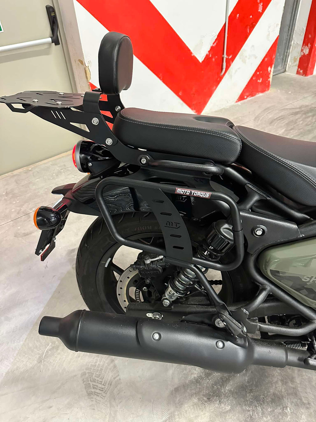 Carrier bags- Pannier racks bags side Motorcycle Torque for ROYAL ENFIELD SHOTGUN 650
