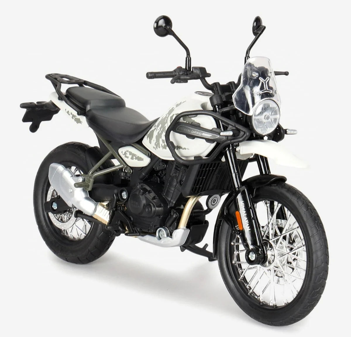 Royal Enfield Himalayan 450 KAMET WHITE 1:12 model