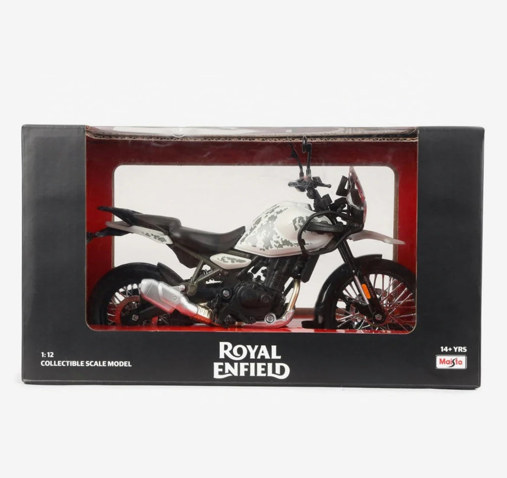 Royal Enfield Himalayan 450 KAMET WHITE 1:12 model