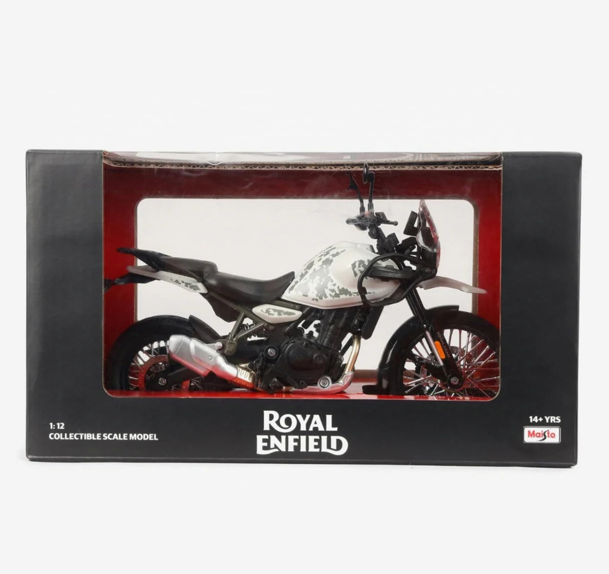 Royal Enfield Himalayan 450 KAMET WHITE 1:12 model