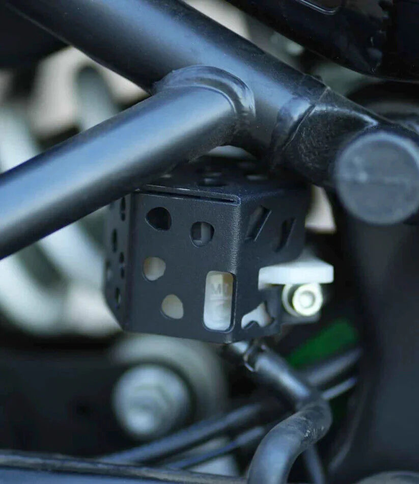 Rear Brake Fluid Reservoir Guard Rear Disc Brake Fluid Container- ROYAL Enfield Himalayan 450 - MOTO TORQUE