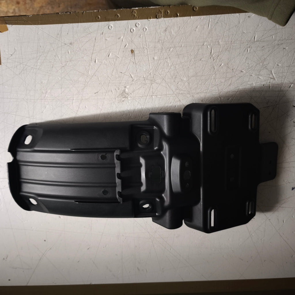 Royal Enfield Meteor 350 "Carrier targa posteriori" Black -RAQ00125/C
