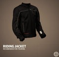 ROYAL ENFIELD EXPLORER V4 PRO JKT - Omologozione CE - BLACK