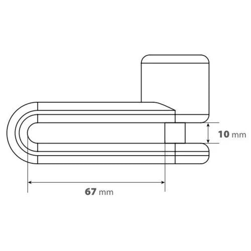 Disc Lock with Padlock - Pinch XL - Pin